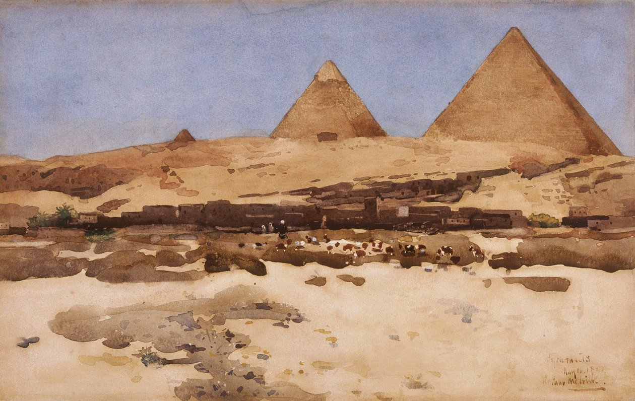 Pyramiden, 1881 von Arthur Melville