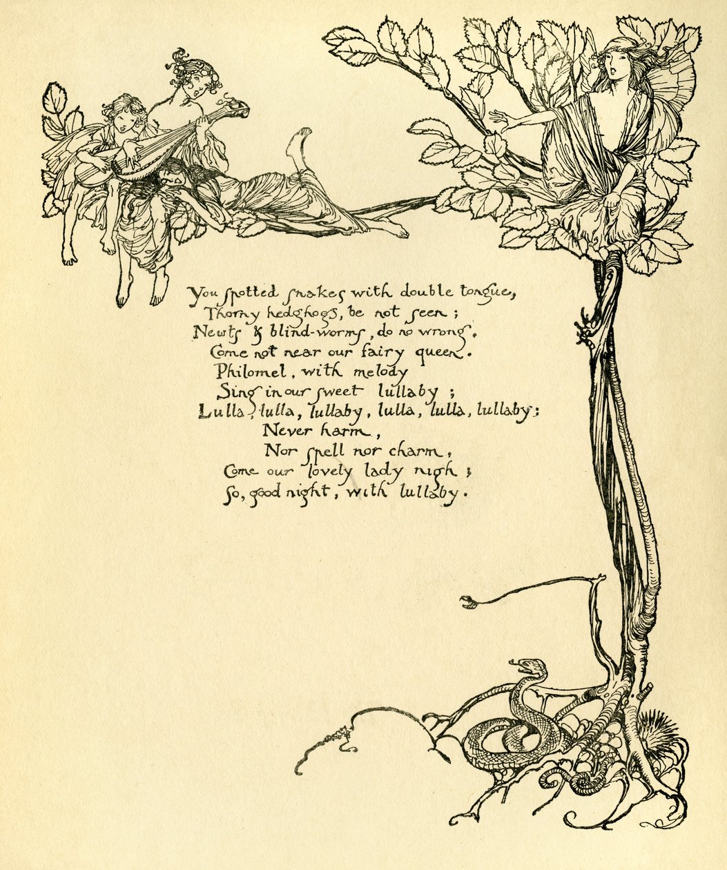 Ein Sommernachtstraum von Arthur Rackham