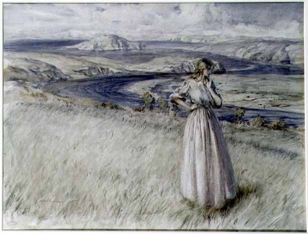 Bigbury Bay, Devon von Arthur Rackham
