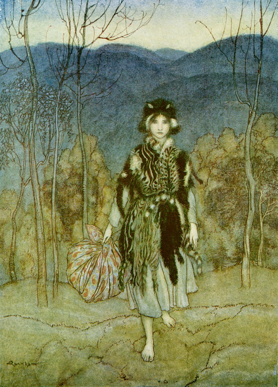 Katzenfell von Arthur Rackham