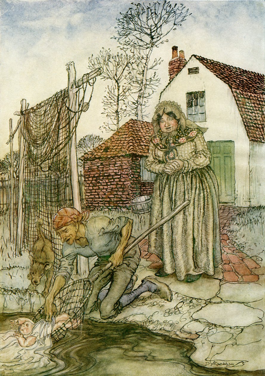 Der Fisch und der Ring von Arthur Rackham