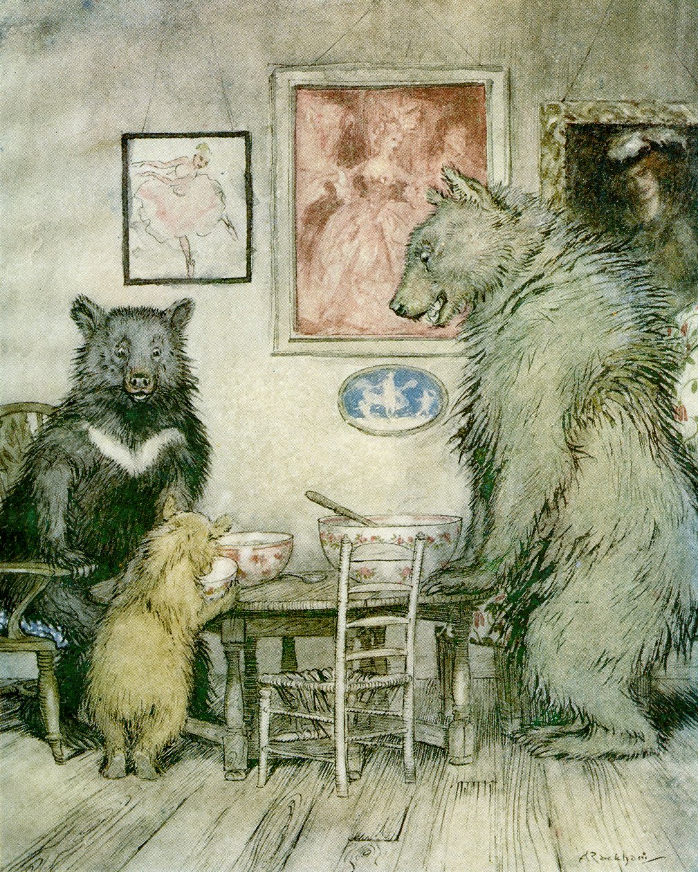 Die drei Bären von Arthur Rackham