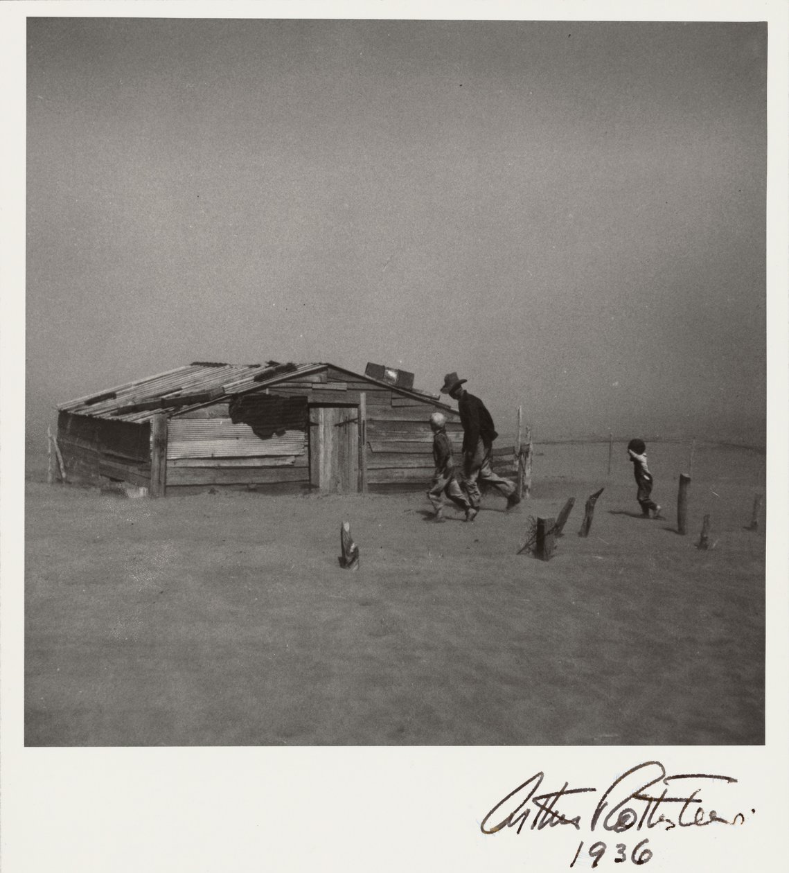 Landschaft mit Haus von Arthur Rothstein