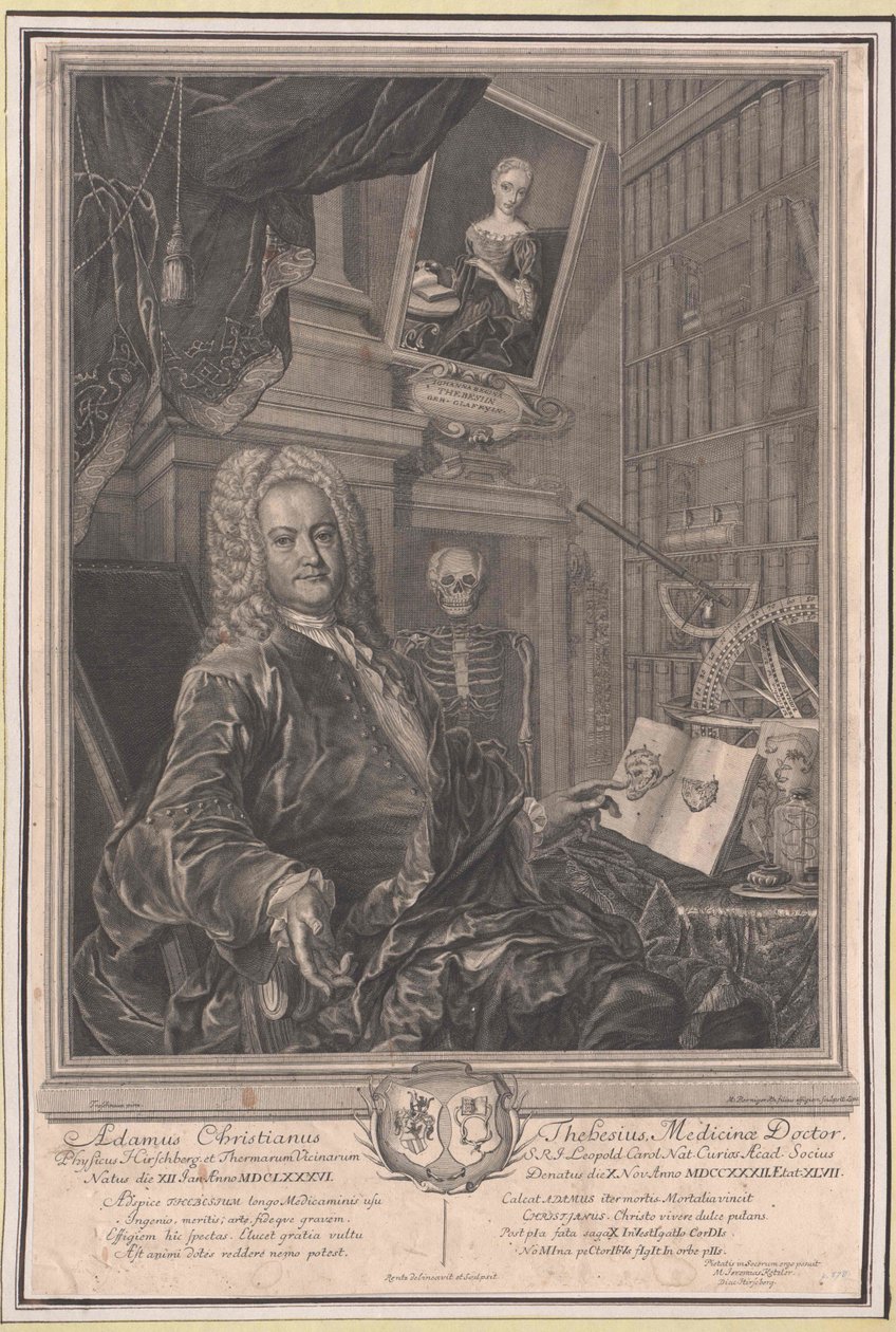 Adam Christian Thebesius von Artist Unknown