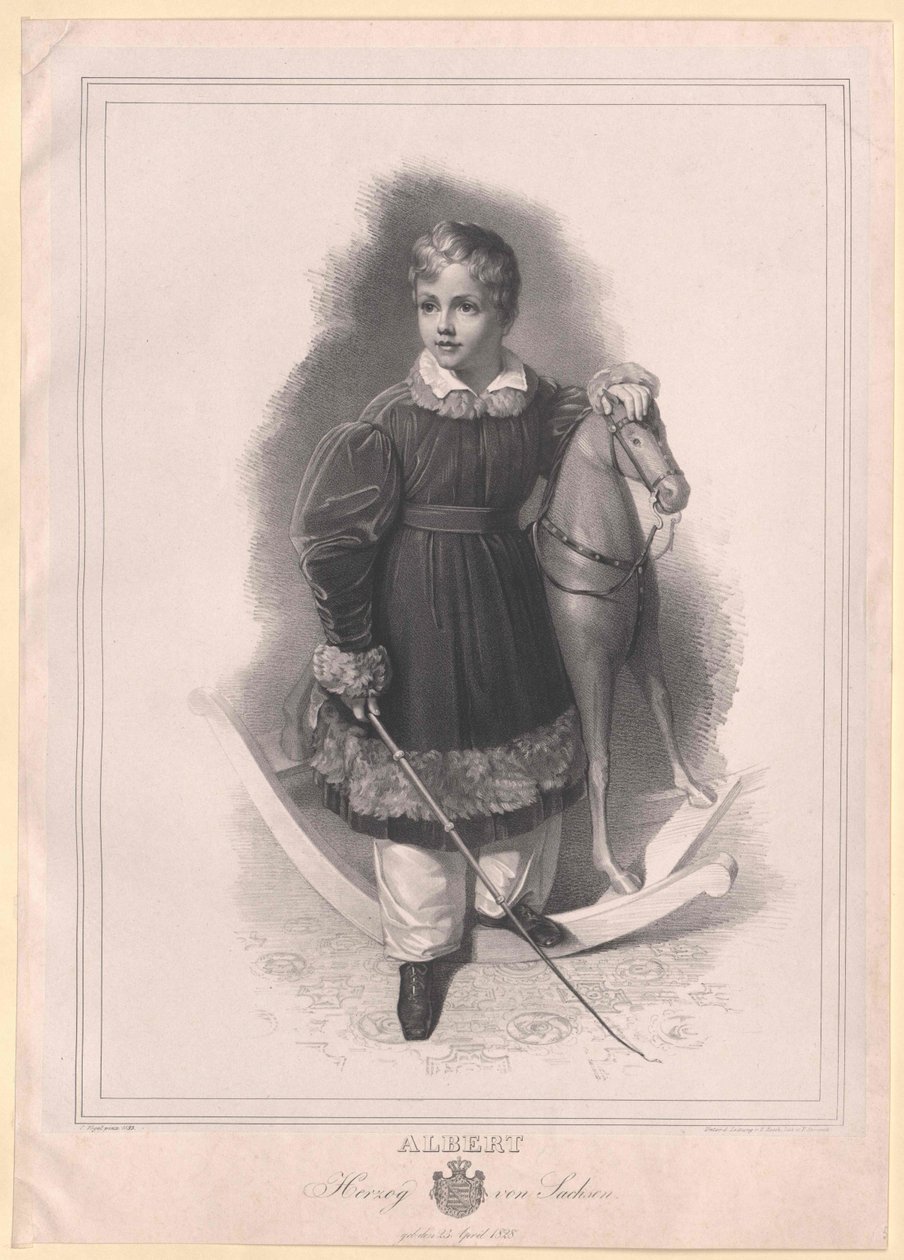 Albert I König von Sachsen von Artist Unknown
