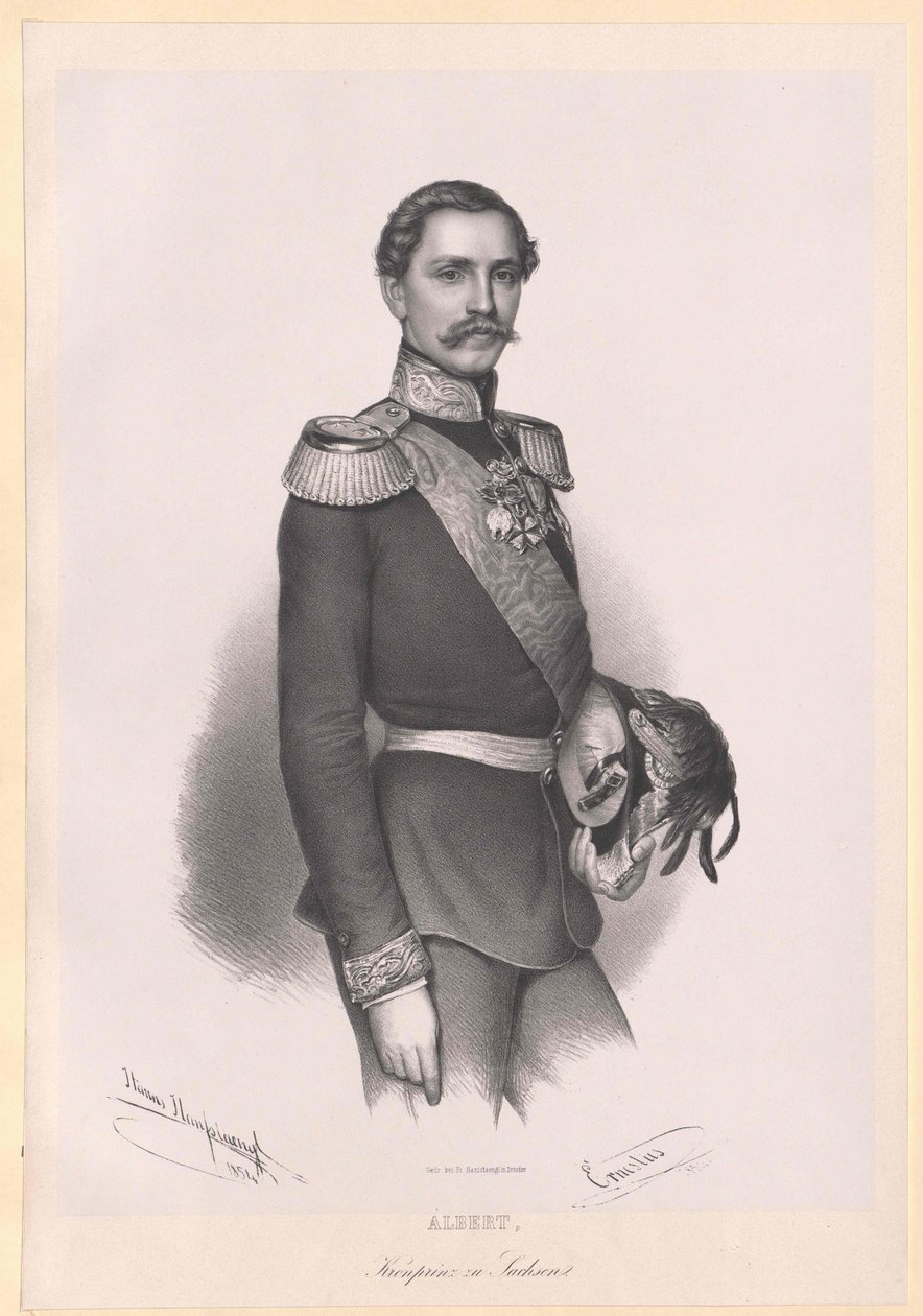 Albert I. König von Sachsen von Artist Unknown