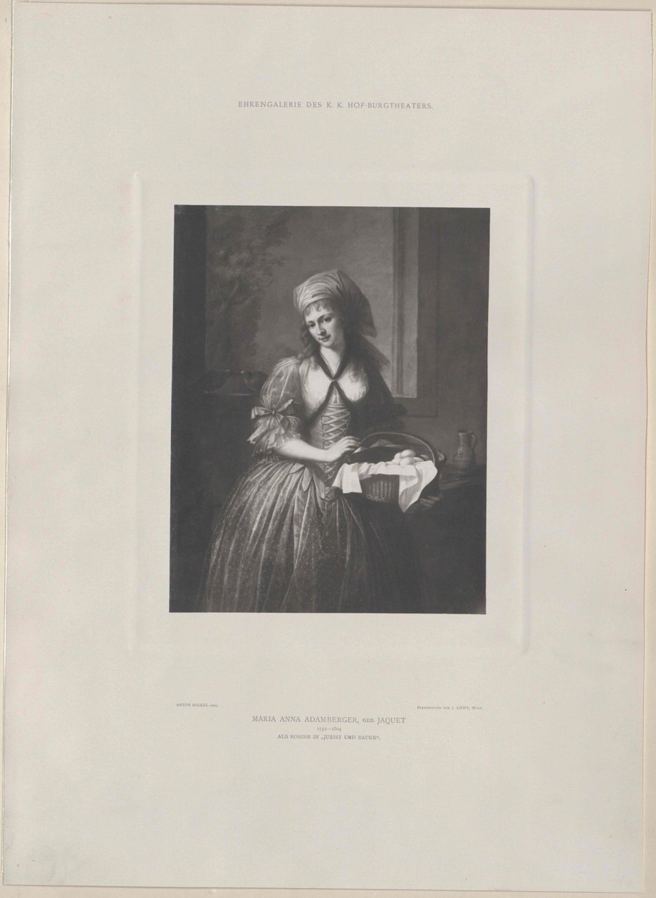 Anna Adamberger-Jaquet von Artist Unknown