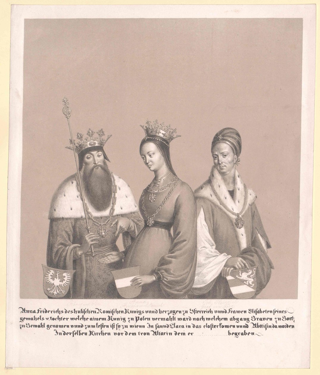 Anna von Österreich von Artist Unknown