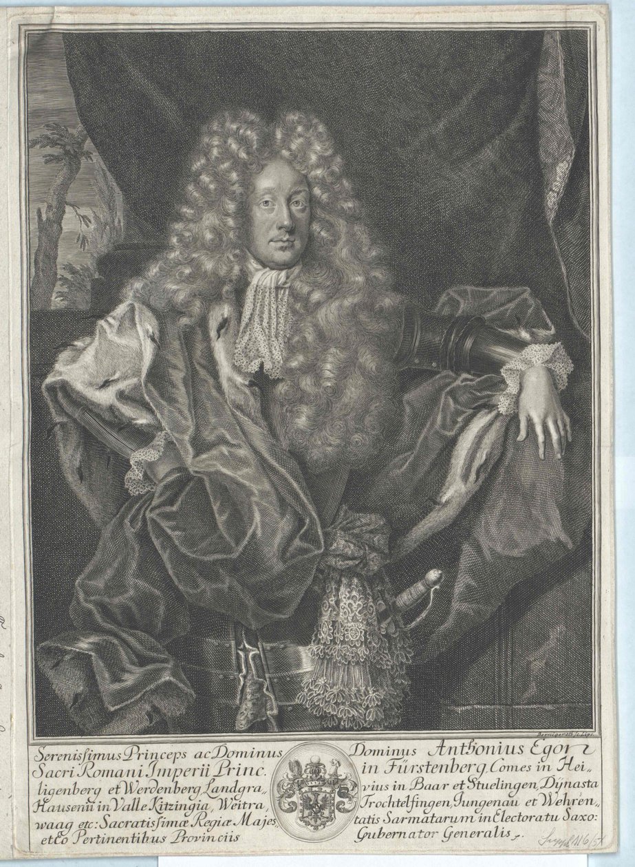 Anton Egon Graf von Fürstenberg von Artist Unknown