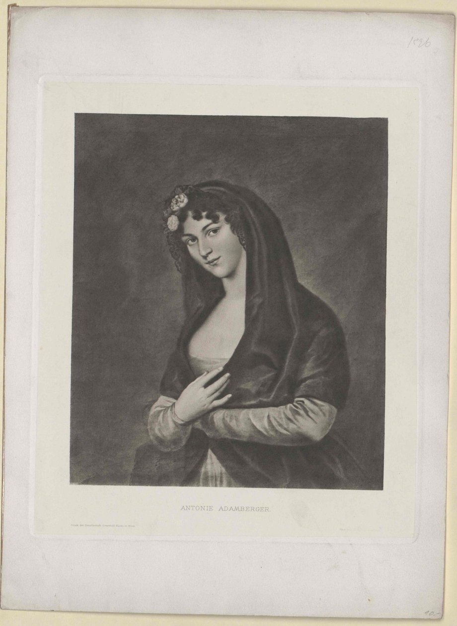 Antonie Adamberger von Artist Unknown