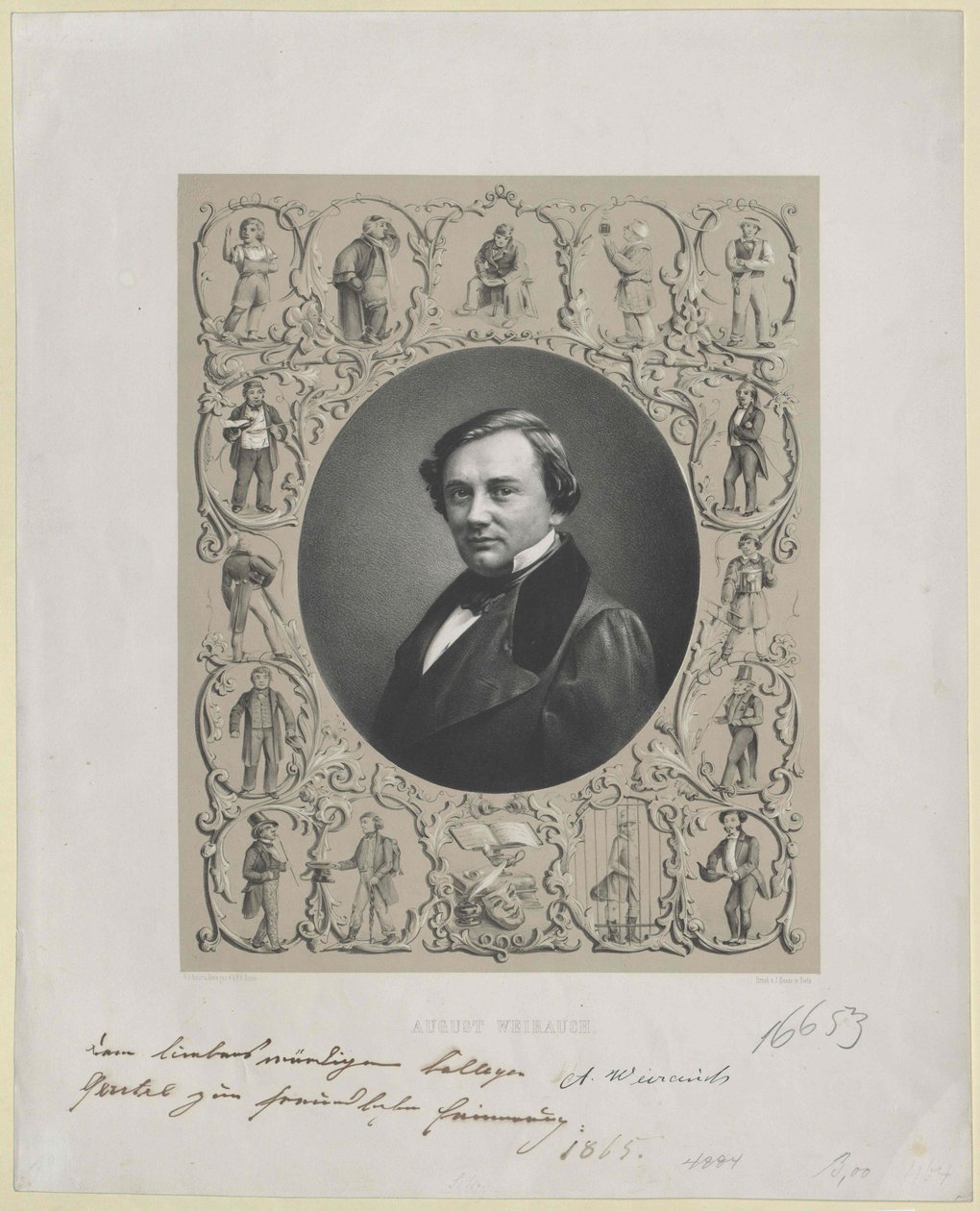 August Weihrauch von Artist Unknown