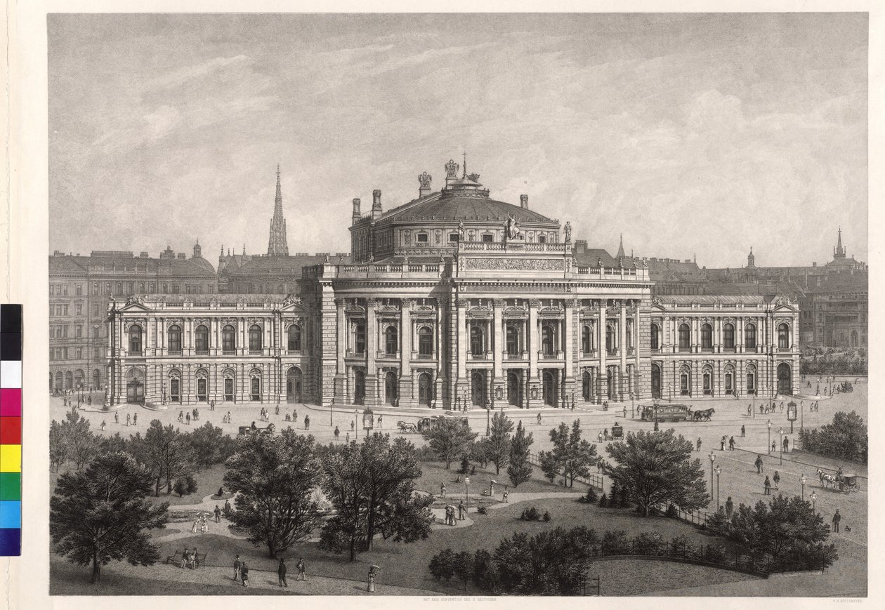 Burgtheater in Wien von Artist Unknown