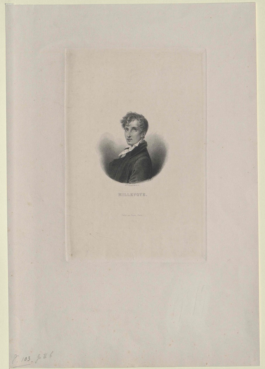 Charles Hubert Millevoye von Artist Unknown