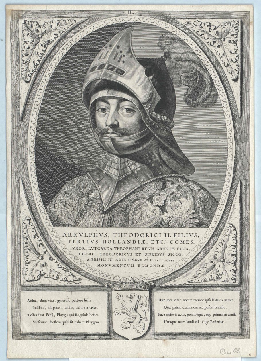 Graf von Holland Arnulf II von Artist Unknown