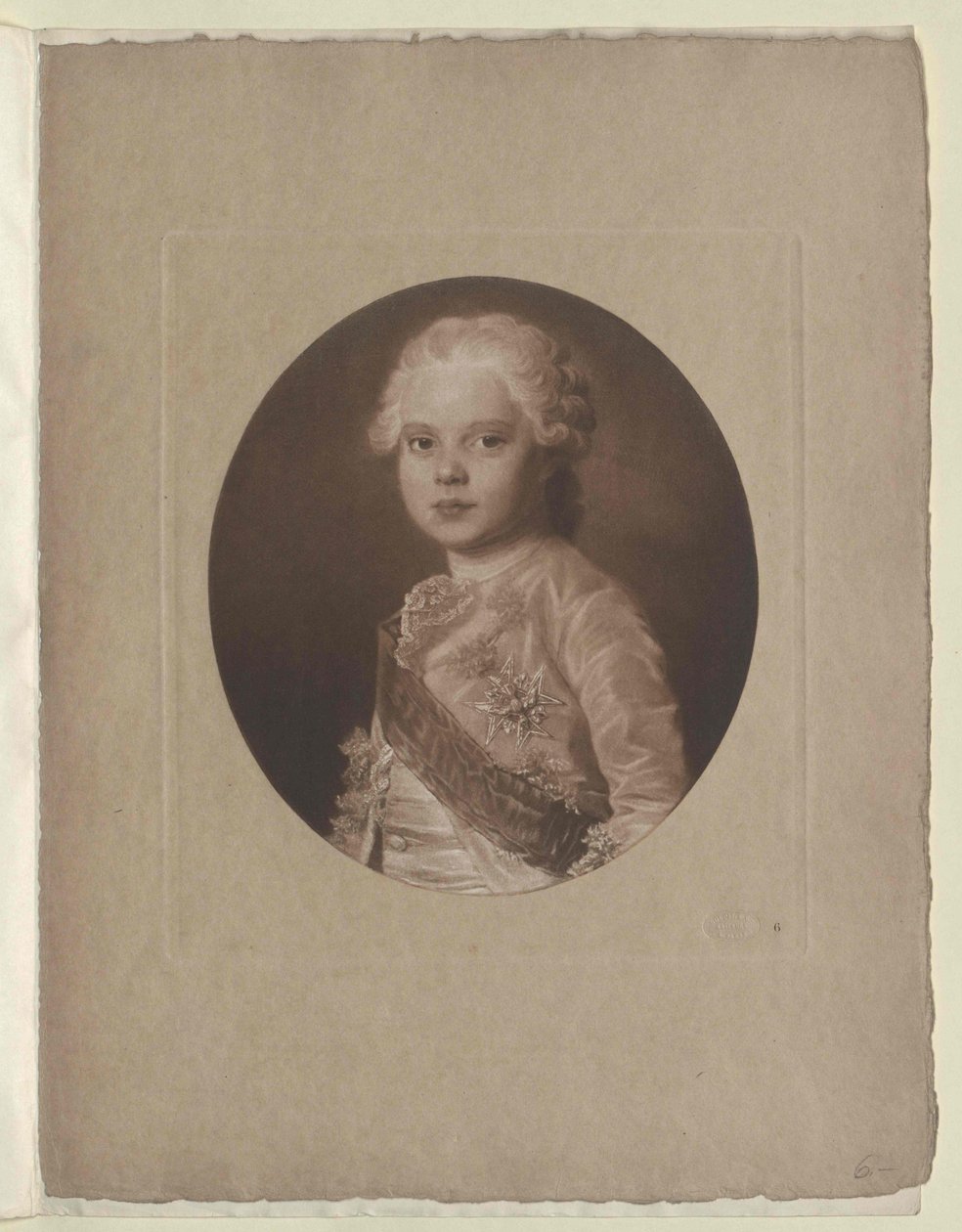 Dauphin von Frankreich Louis XVII. von Artist Unknown