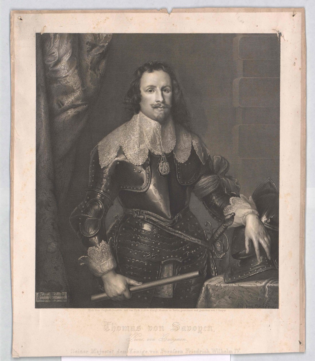 Herzog von Savoyen Carignan Franz Thomas von Artist Unknown