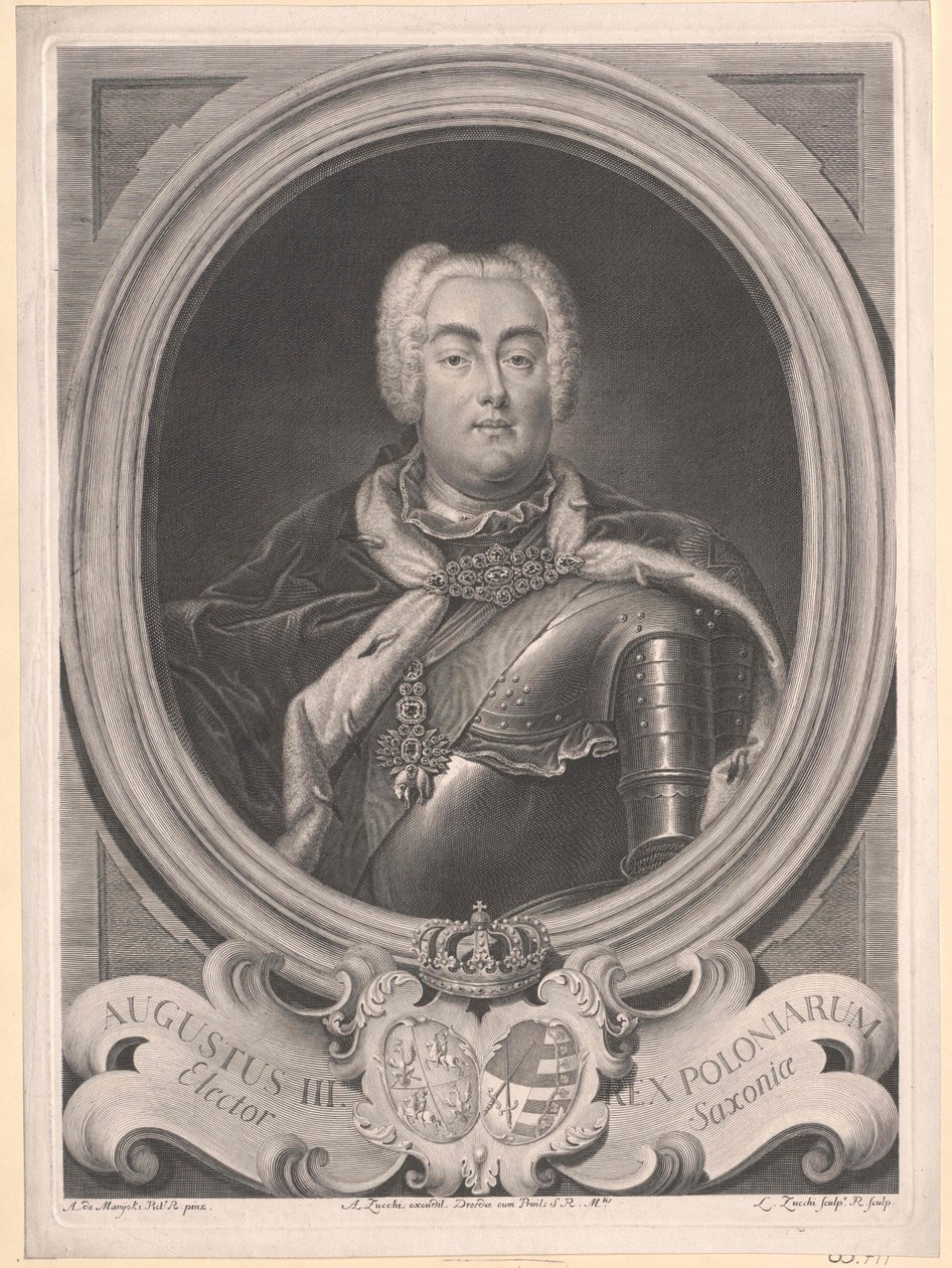 Kurfürst von Sachsen Friedrich August II. von Artist Unknown
