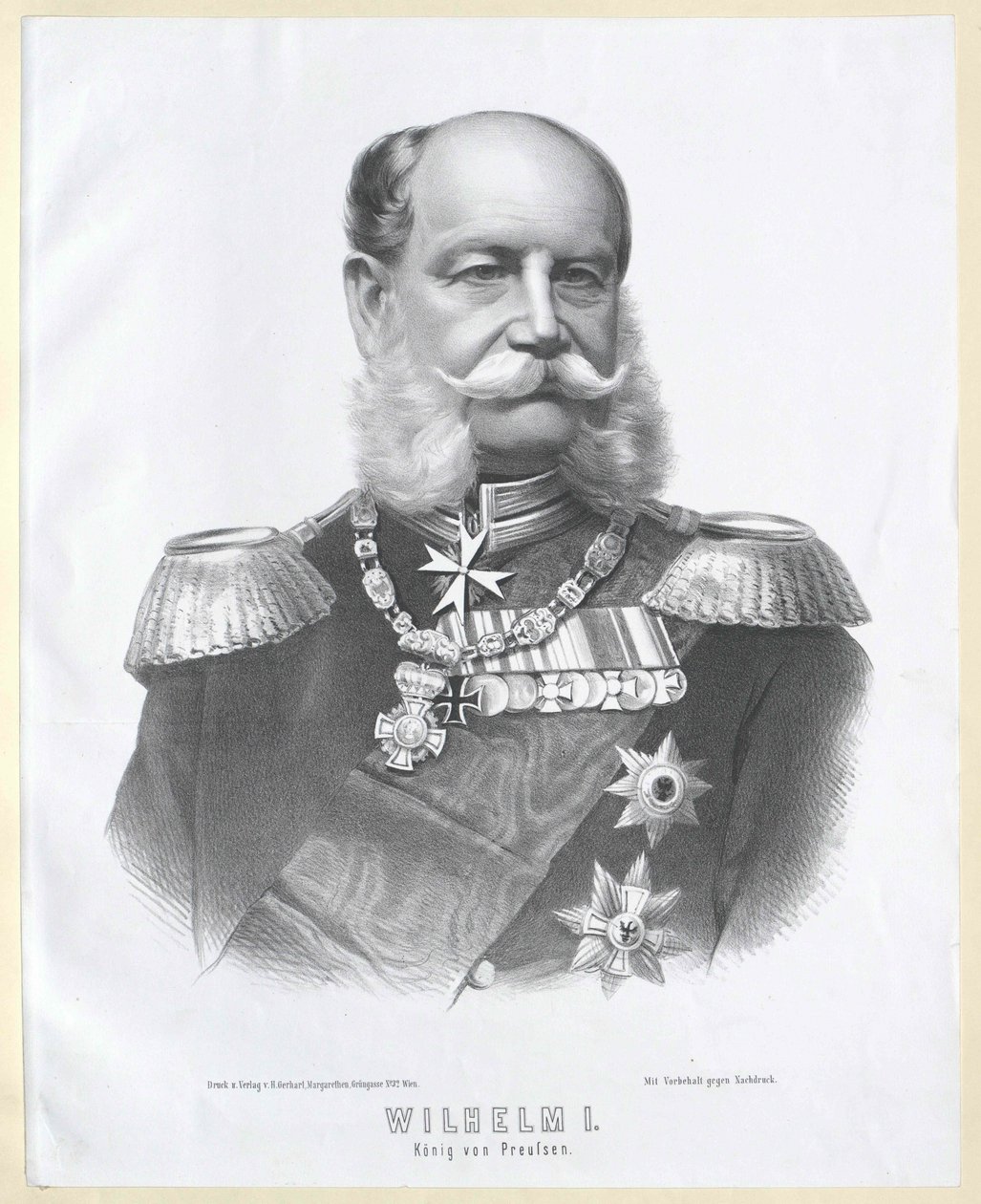 Kaiser Wilhelm I von Artist Unknown