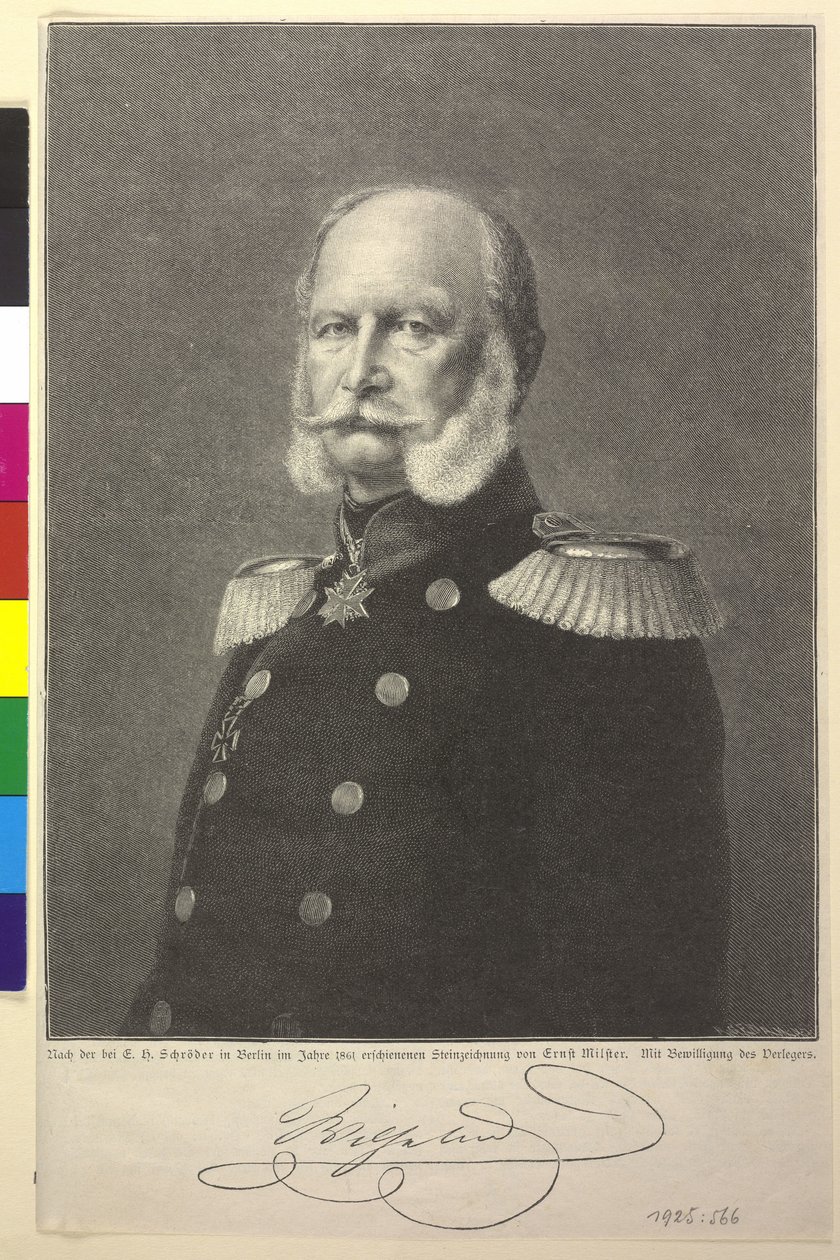 Kaiser Wilhelm I von Artist Unknown