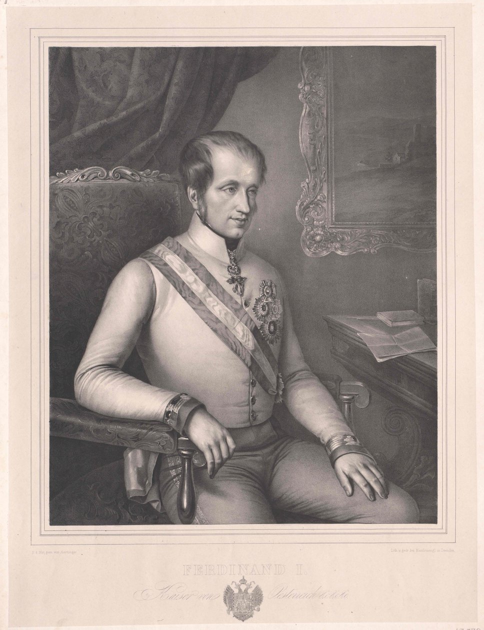 Kaiser von Österreich Ferdinand I. von Artist Unknown