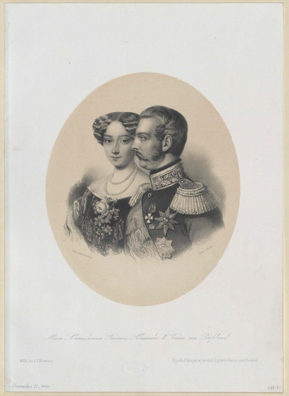 Kaiser von Russland Alexander II von Artist Unknown