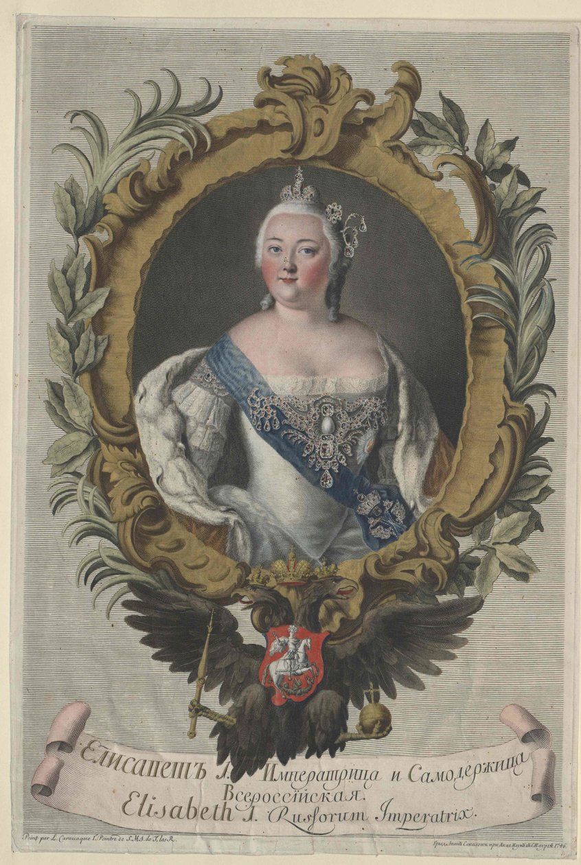 Kaiserin von Russland Elisabeth von Artist Unknown