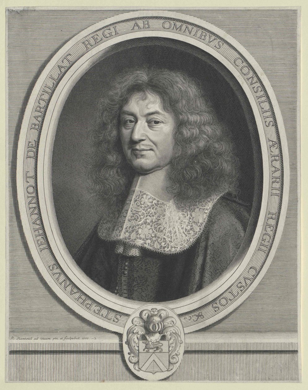 Etienne de Bartillat (print) von Artist Unknown