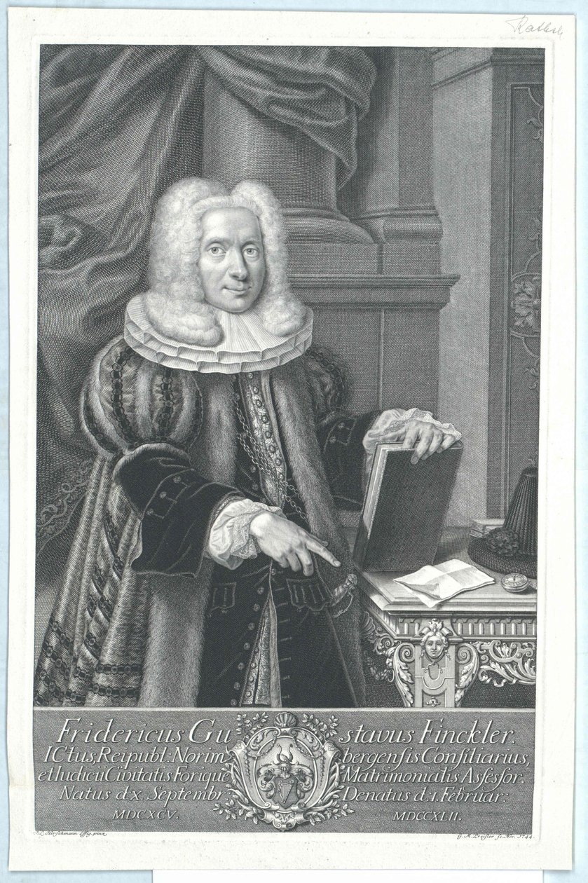 Frederick Gustav Finckler von Artist Unknown