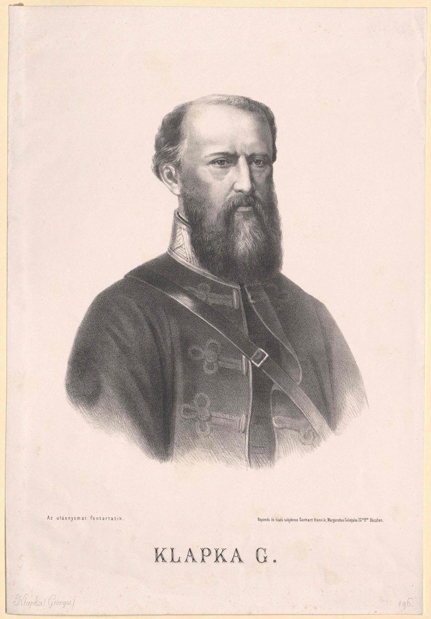 Georg Klapka von Artist Unknown
