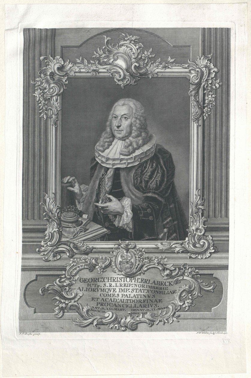 George Christoph Erlabeck von Artist Unknown