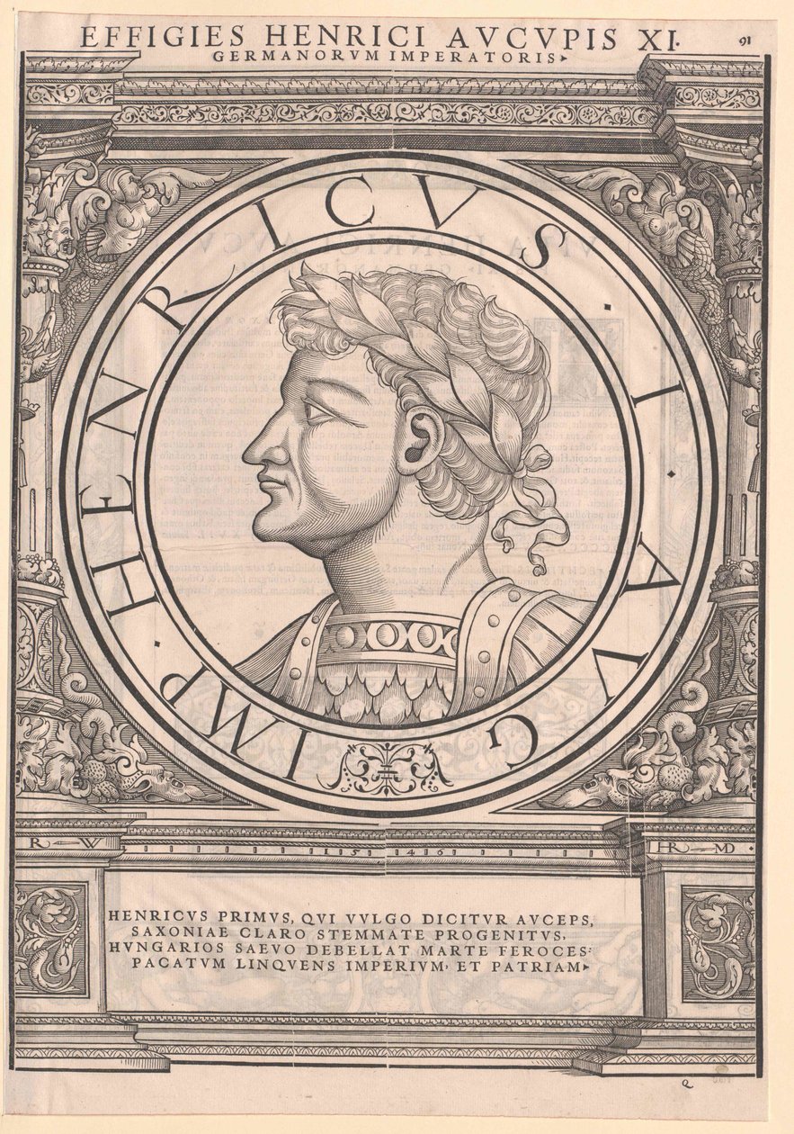 Deutscher König Heinrich I. von Artist Unknown