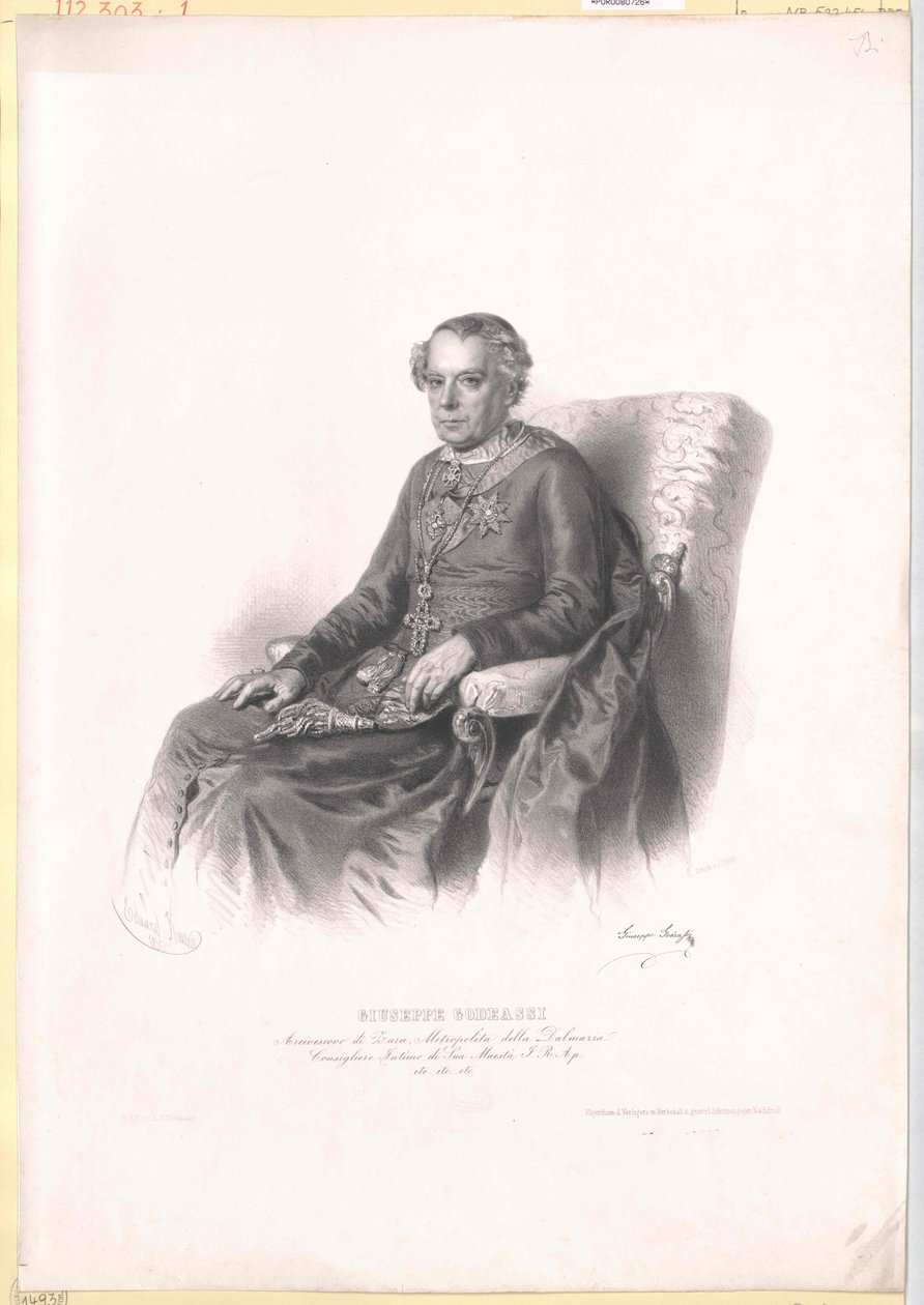 Giuseppe Godeassi von Artist Unknown