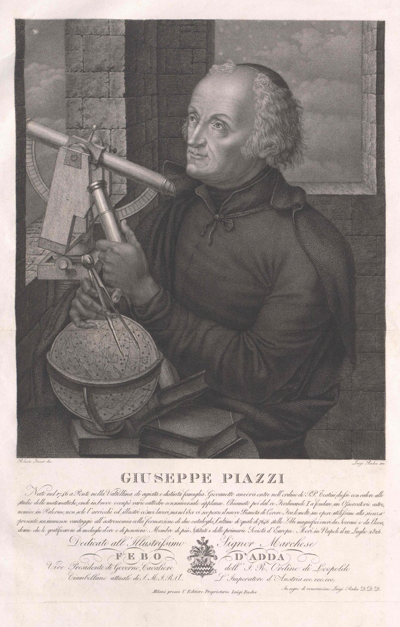 Giuseppe Piazzi von Artist Unknown