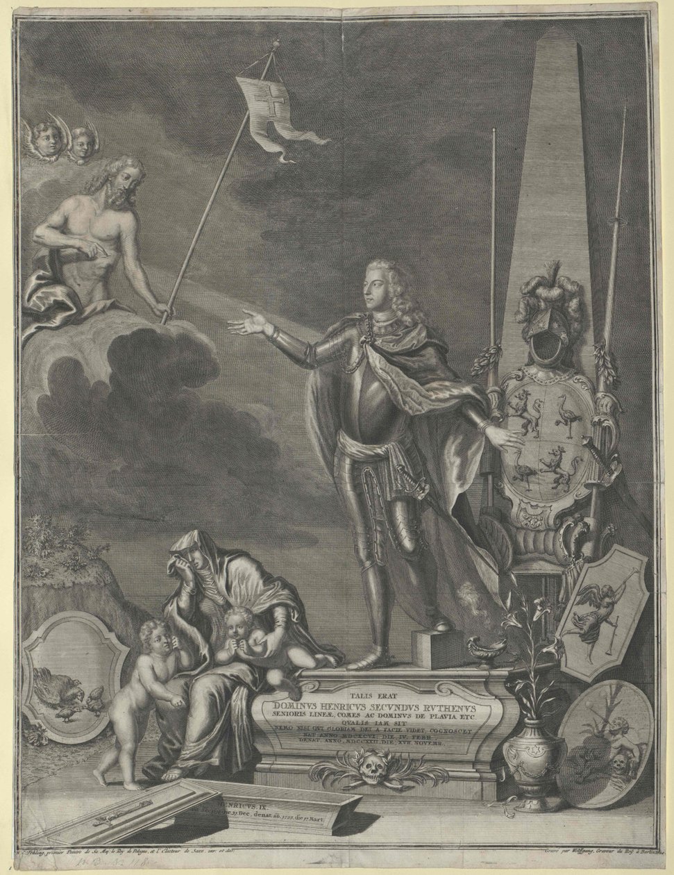 Heinrich Graf Reuß zu Obergreiz von Artist Unknown
