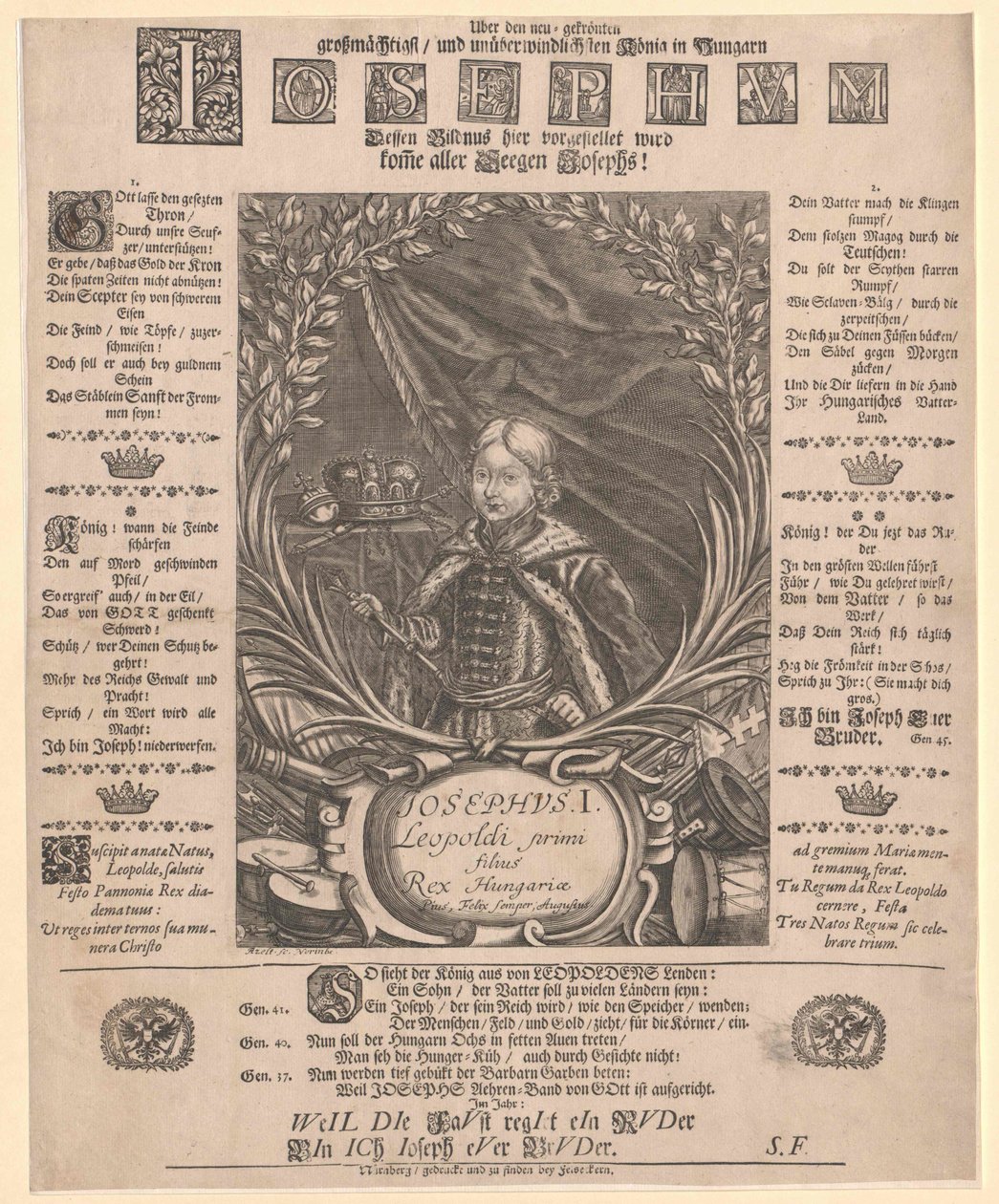 Heiliger Römischer Kaiser Joseph I. von Artist Unknown
