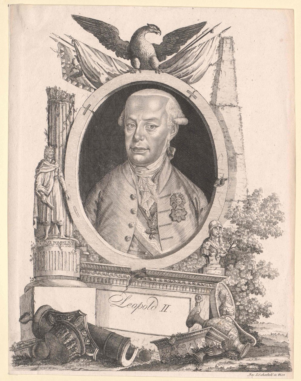Heiliger Römischer Kaiser Leopold II. von Artist Unknown