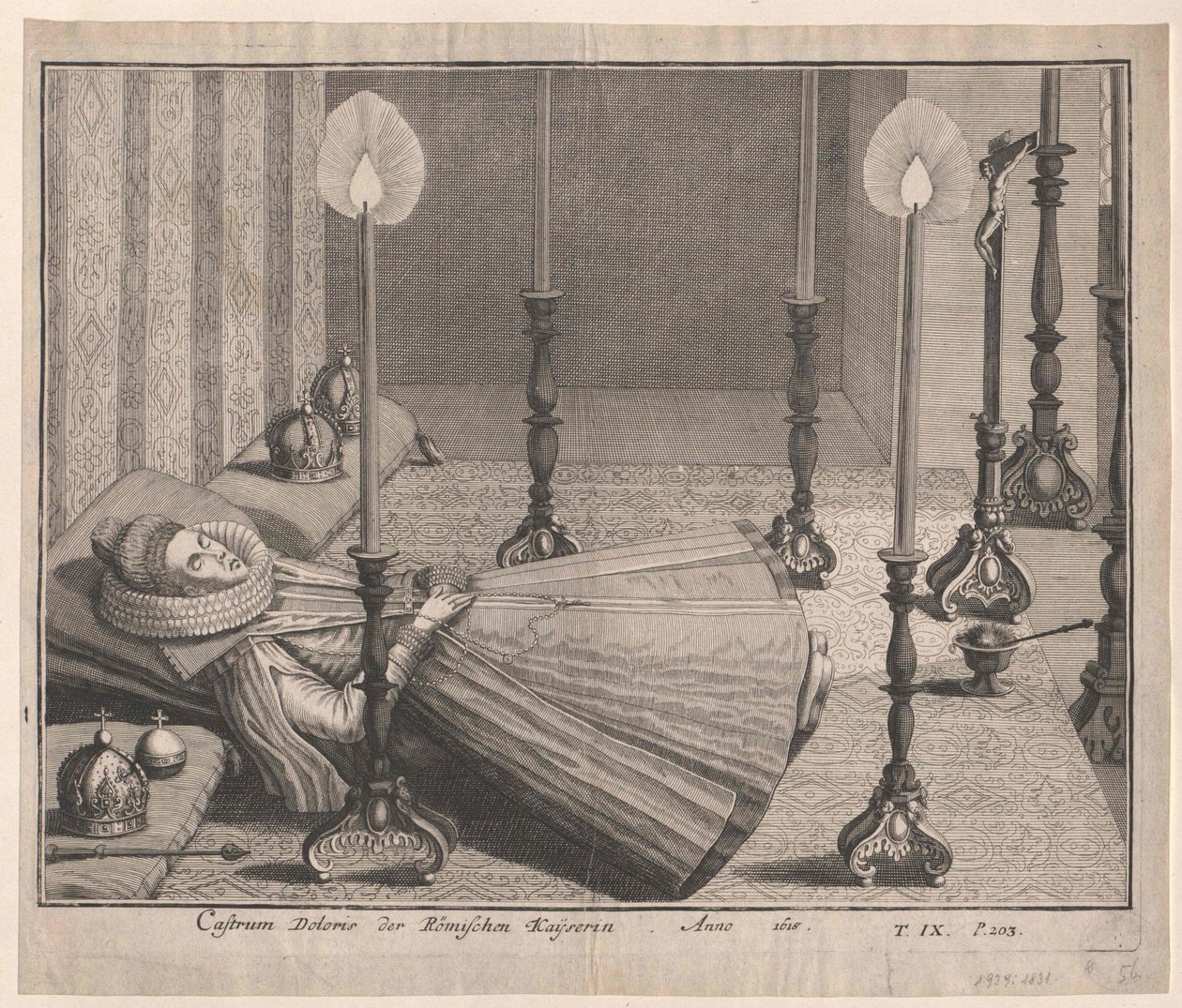 Heilige Römische Kaiserin (1585-1618) Anna von Artist Unknown