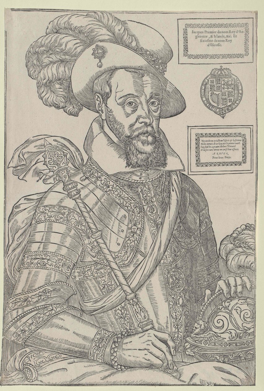 Jakob I König von England von Artist Unknown