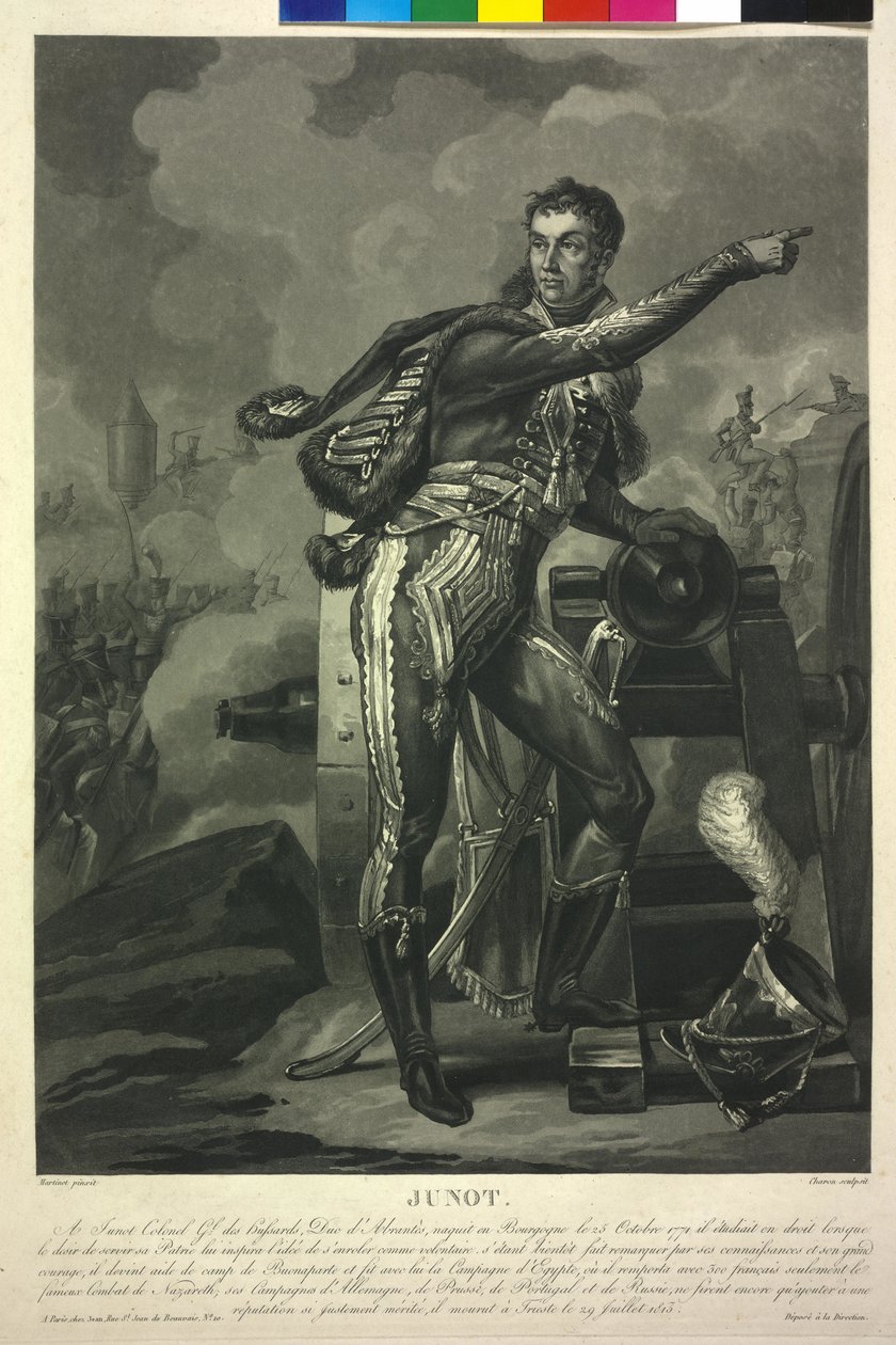 Jean Andoche Junot (Stich) von Artist Unknown