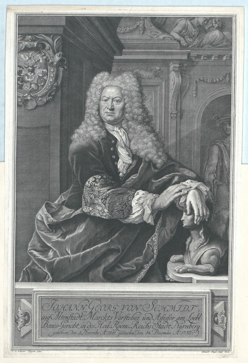 Johann Georg von Schmidt auf Altenstadt von Artist Unknown