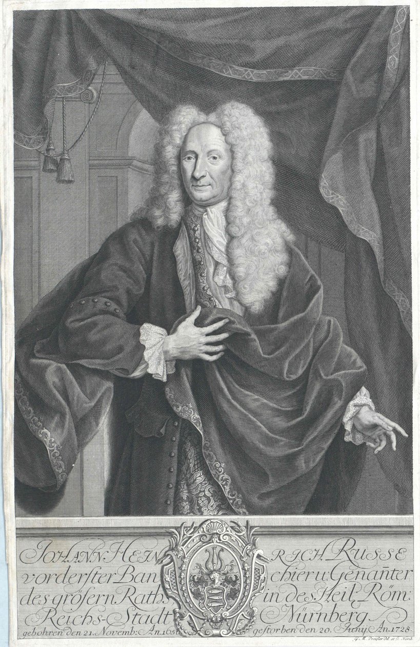 Johann Heinrich Russe von Artist Unknown