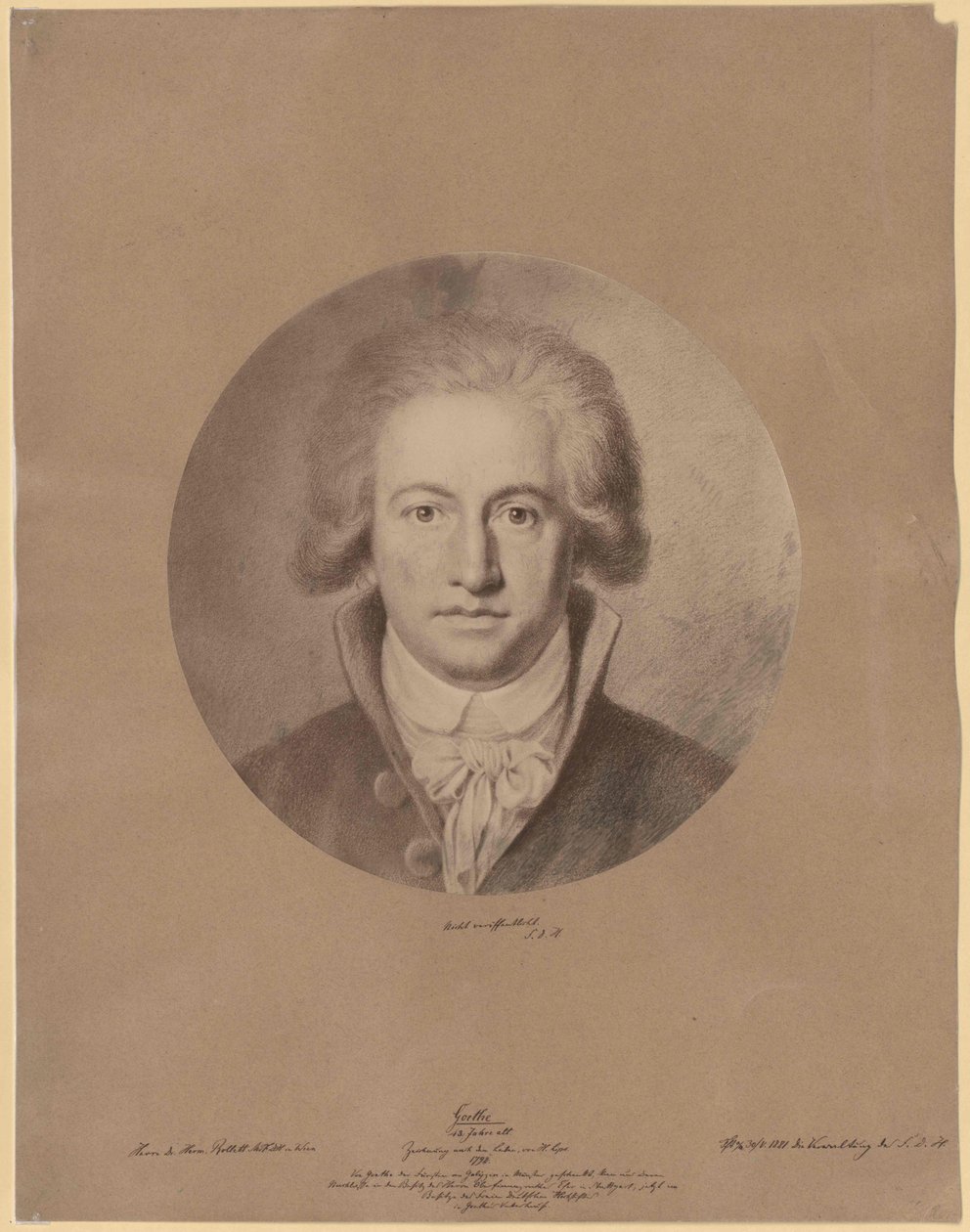 Johann Wolfgang von Goethe von Artist Unknown