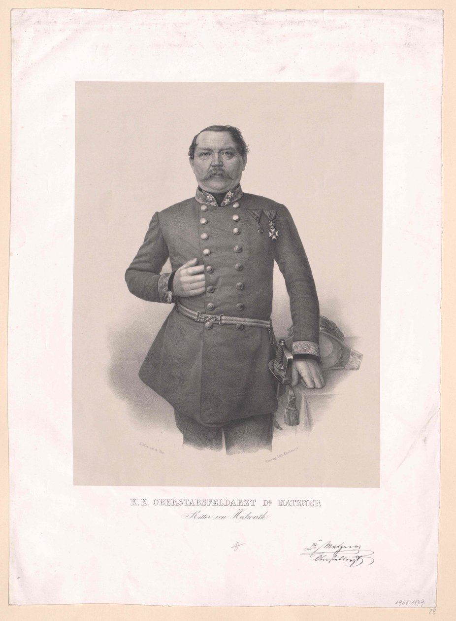 Johann Ritter Matzner von Heilwerth von Artist Unknown