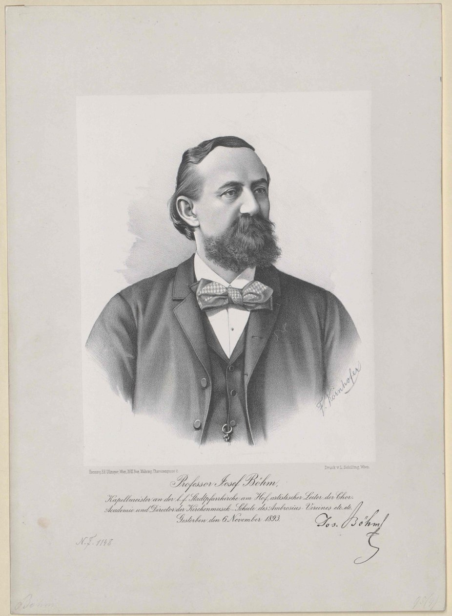 Joseph Boehm (Druck) von Artist Unknown