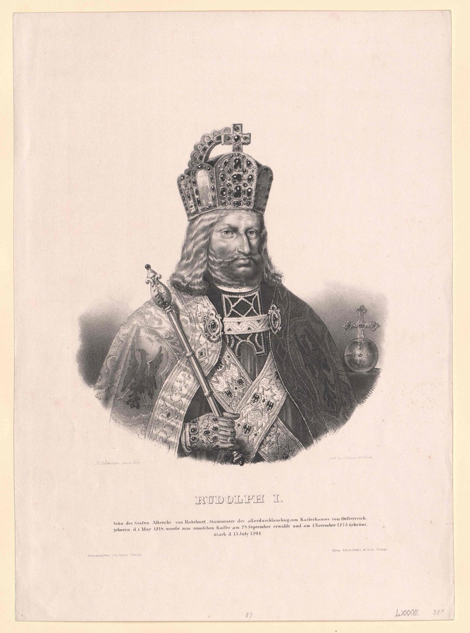 König Rudolf I. von Habsburg von Artist Unknown