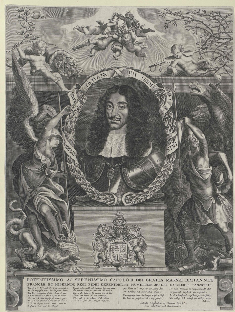 König von England Karl II. von Artist Unknown