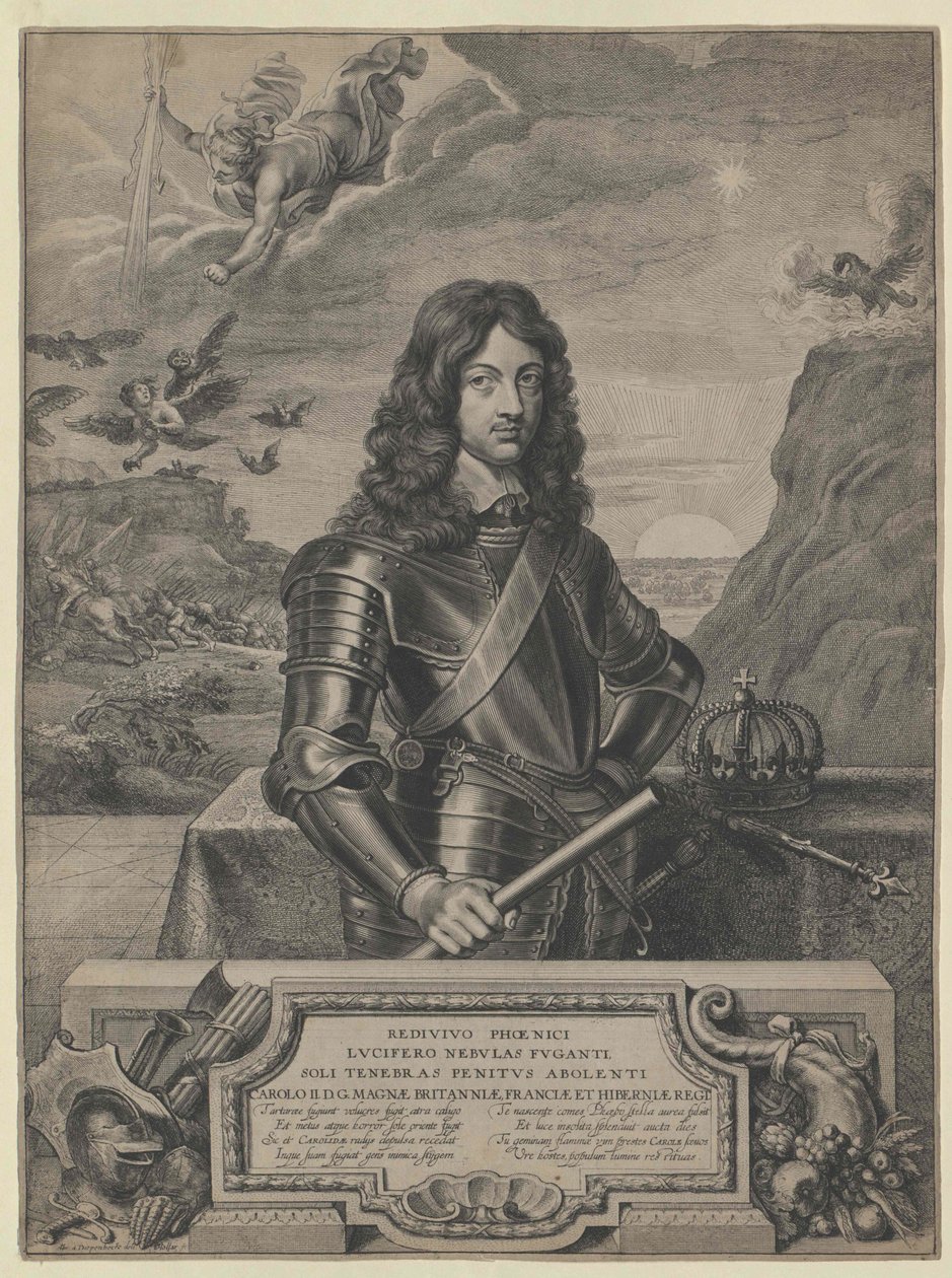 König von England Karl II von Artist Unknown