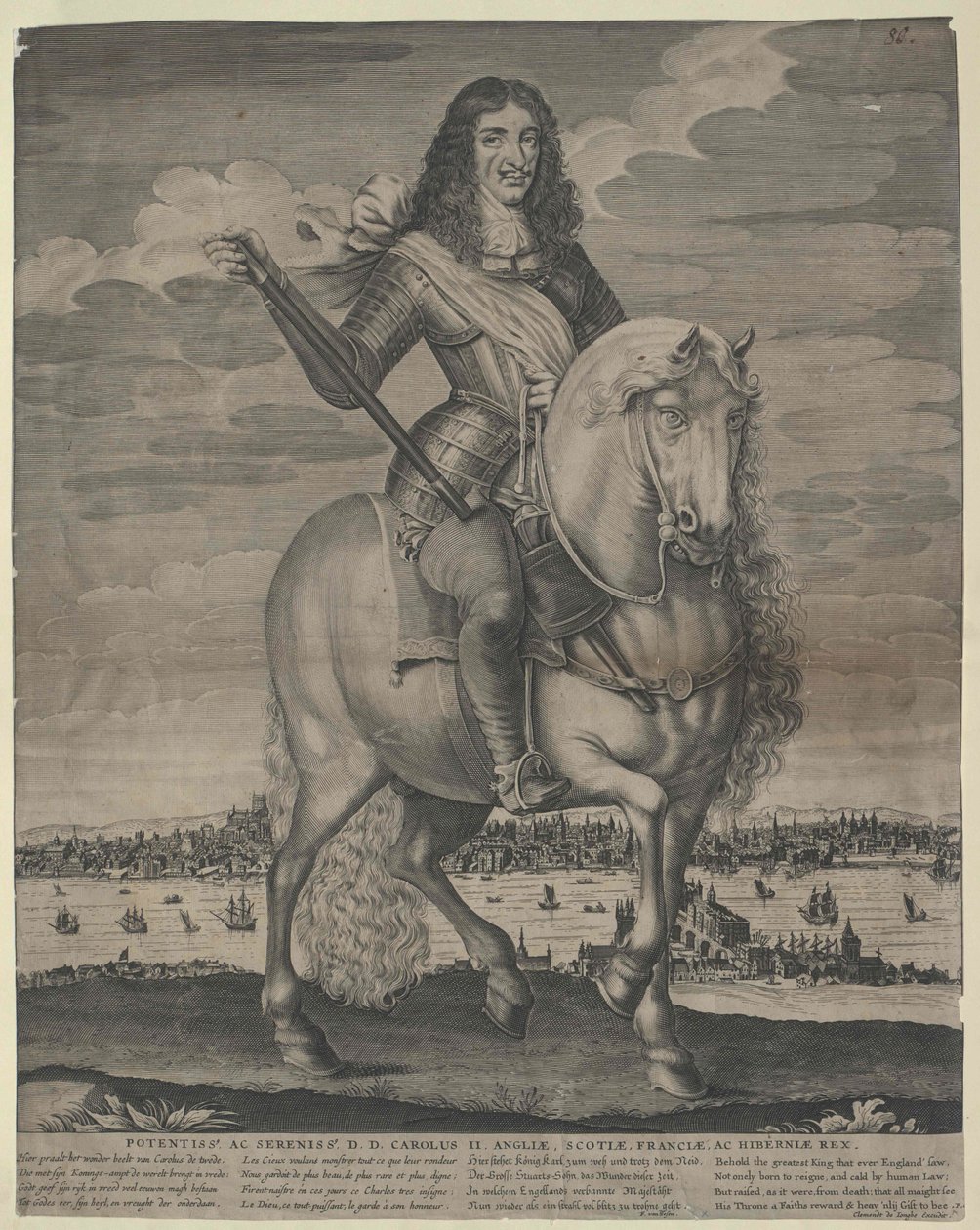 König von England Karl II von Artist Unknown