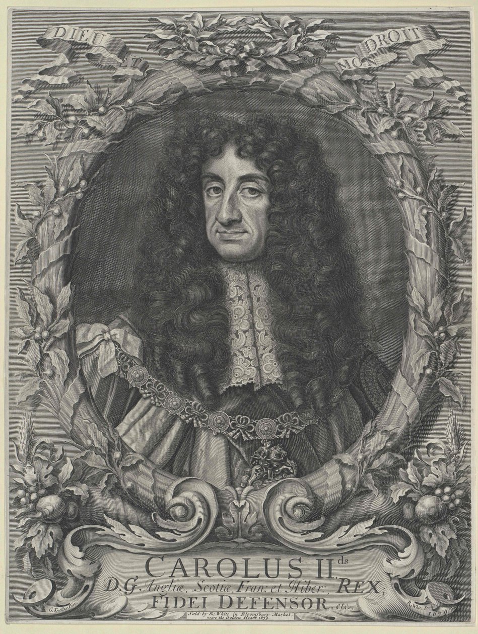 König von England Karl II. von Artist Unknown