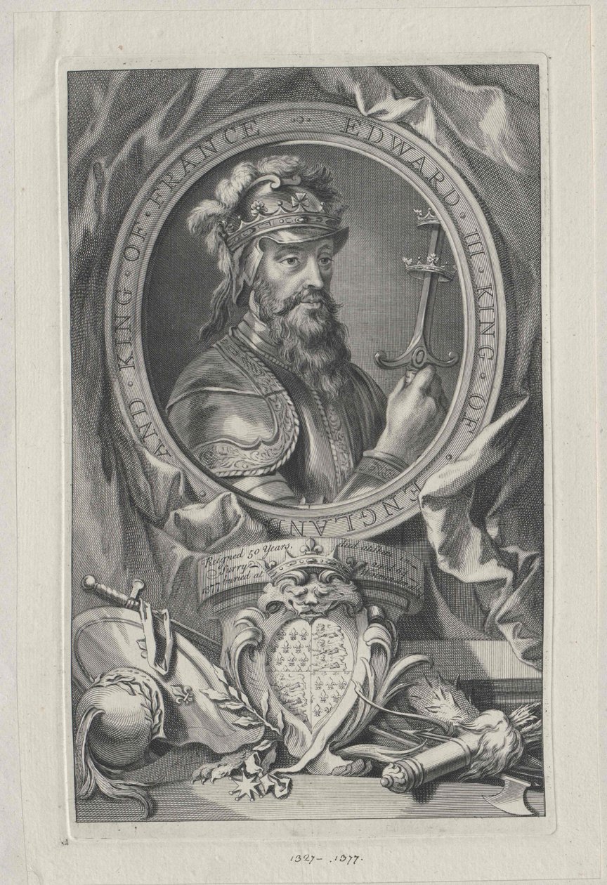 König von England Edward III. von Artist Unknown
